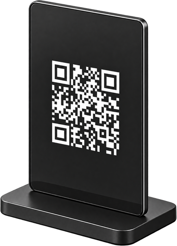 Настольная табличка QR-меню